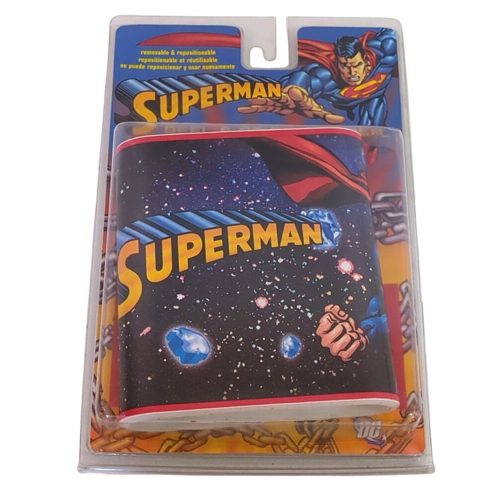 Brand New RoomMates Superman Peel & Stick Wall Border 5"x15' DC Comics